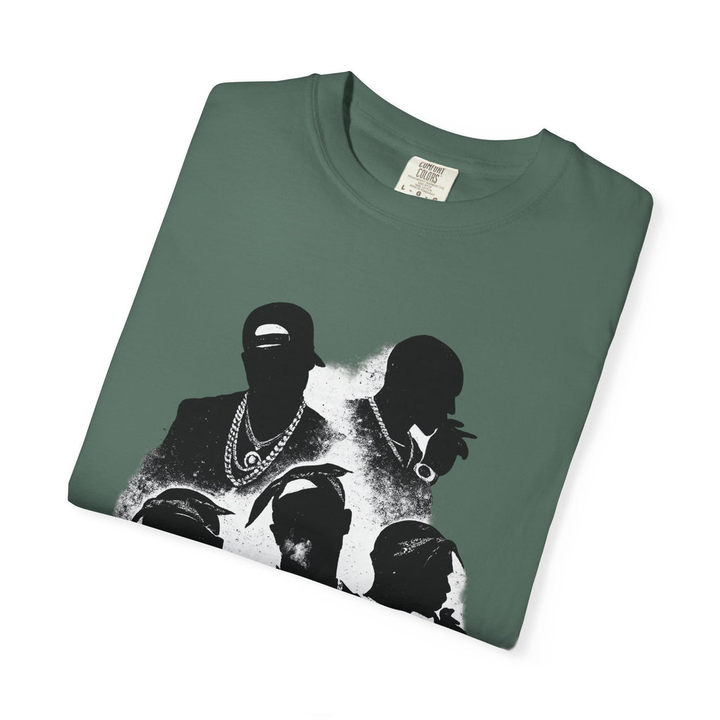 Hip-Hop Silhouette Graphic T-Shirt