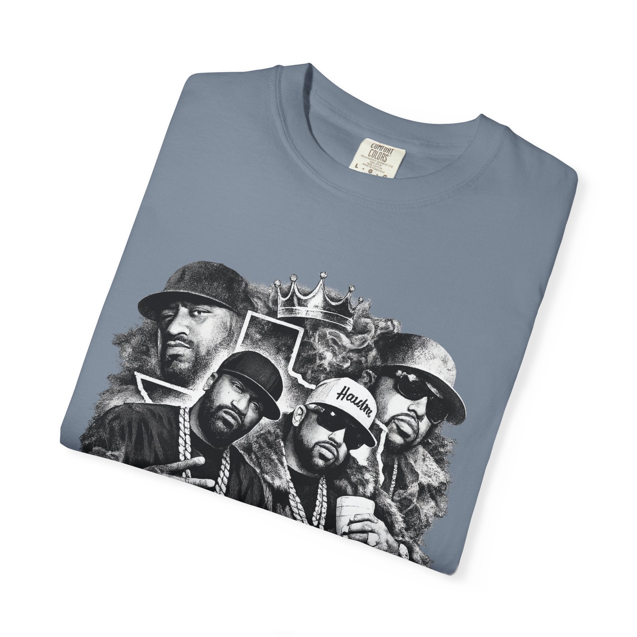 T-Shirt — Vintage Rap Legends Collage Graphic Tee