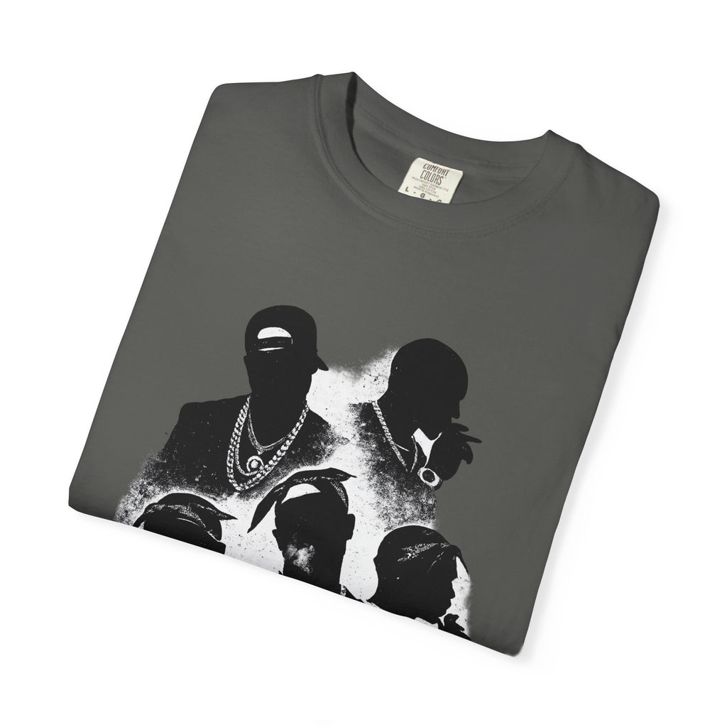 Hip-Hop Silhouette Graphic T-Shirt