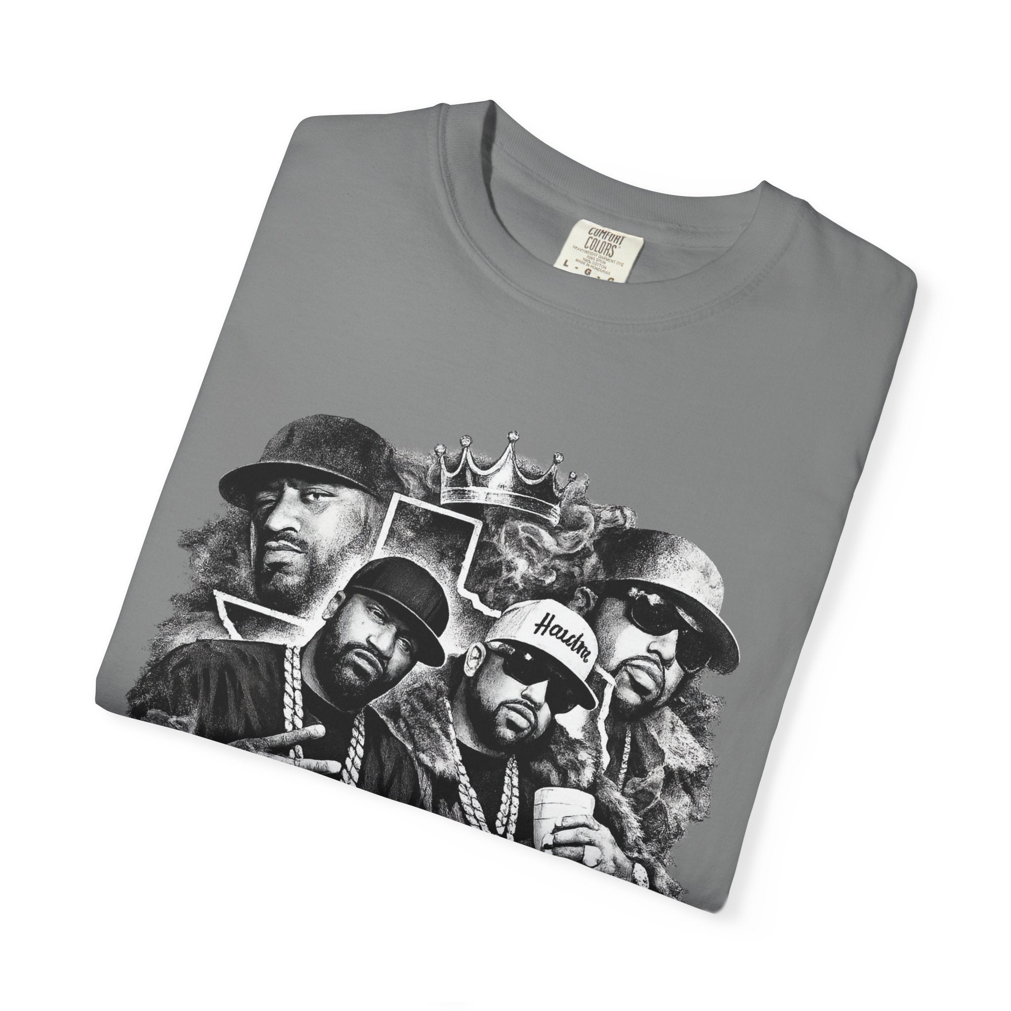 T-Shirt — Vintage Rap Legends Collage Graphic Tee