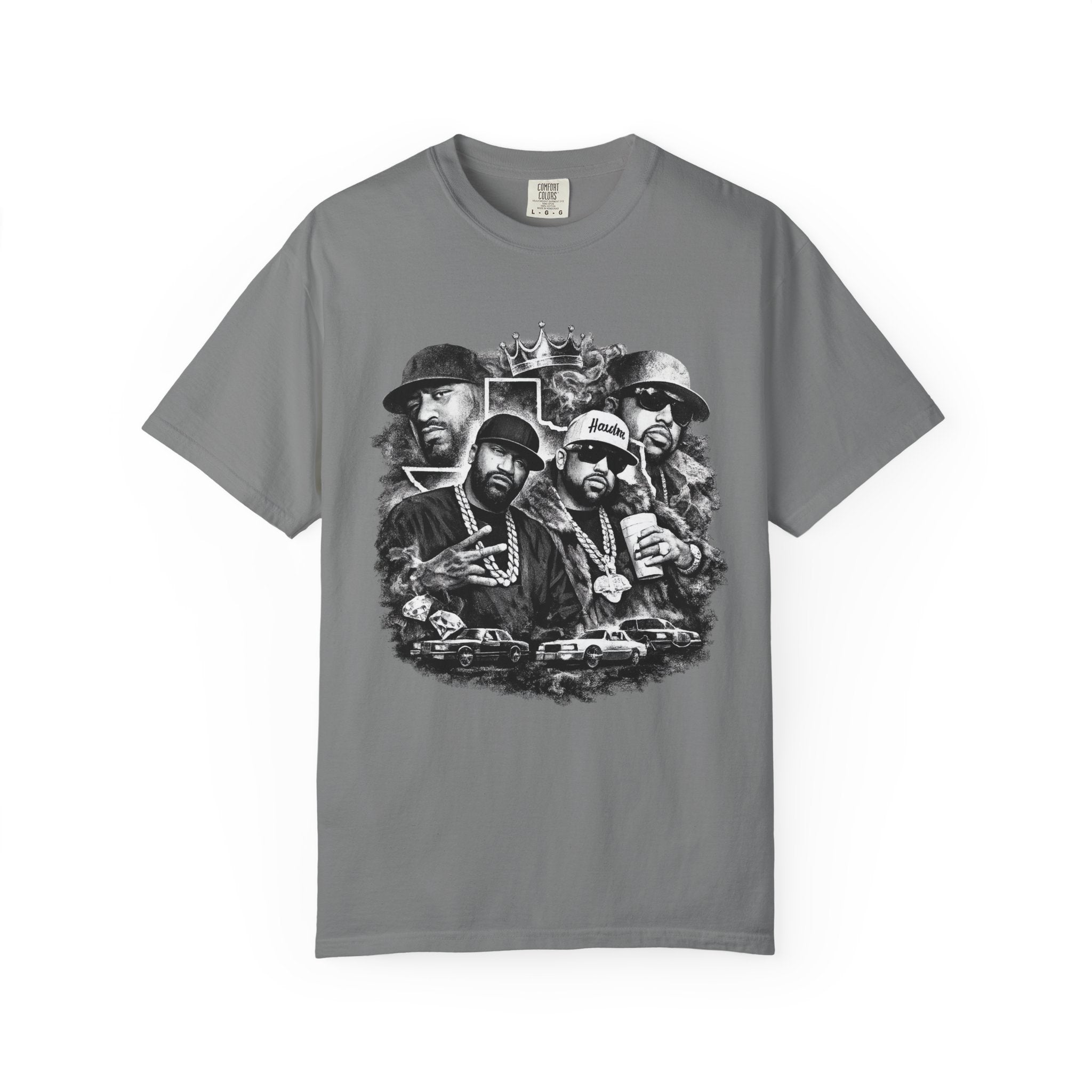 T-Shirt — Vintage Rap Legends Collage Graphic Tee