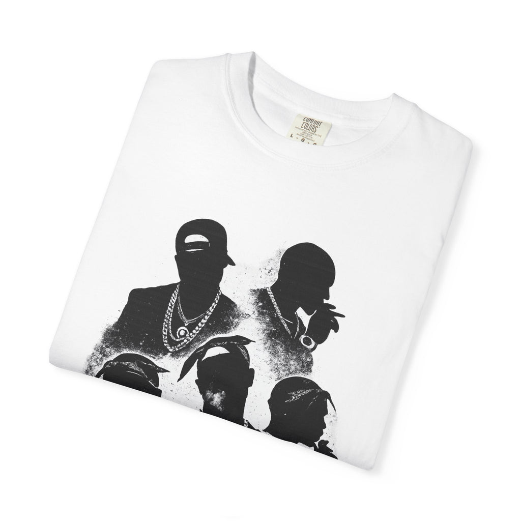 Hip-Hop Silhouette Graphic T-Shirt