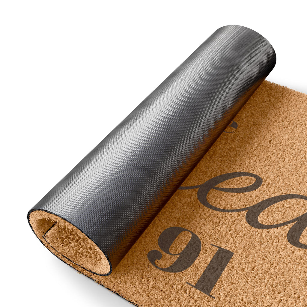 Doormat — "We Are Covered Psalm 91" Religious Welcome Mat