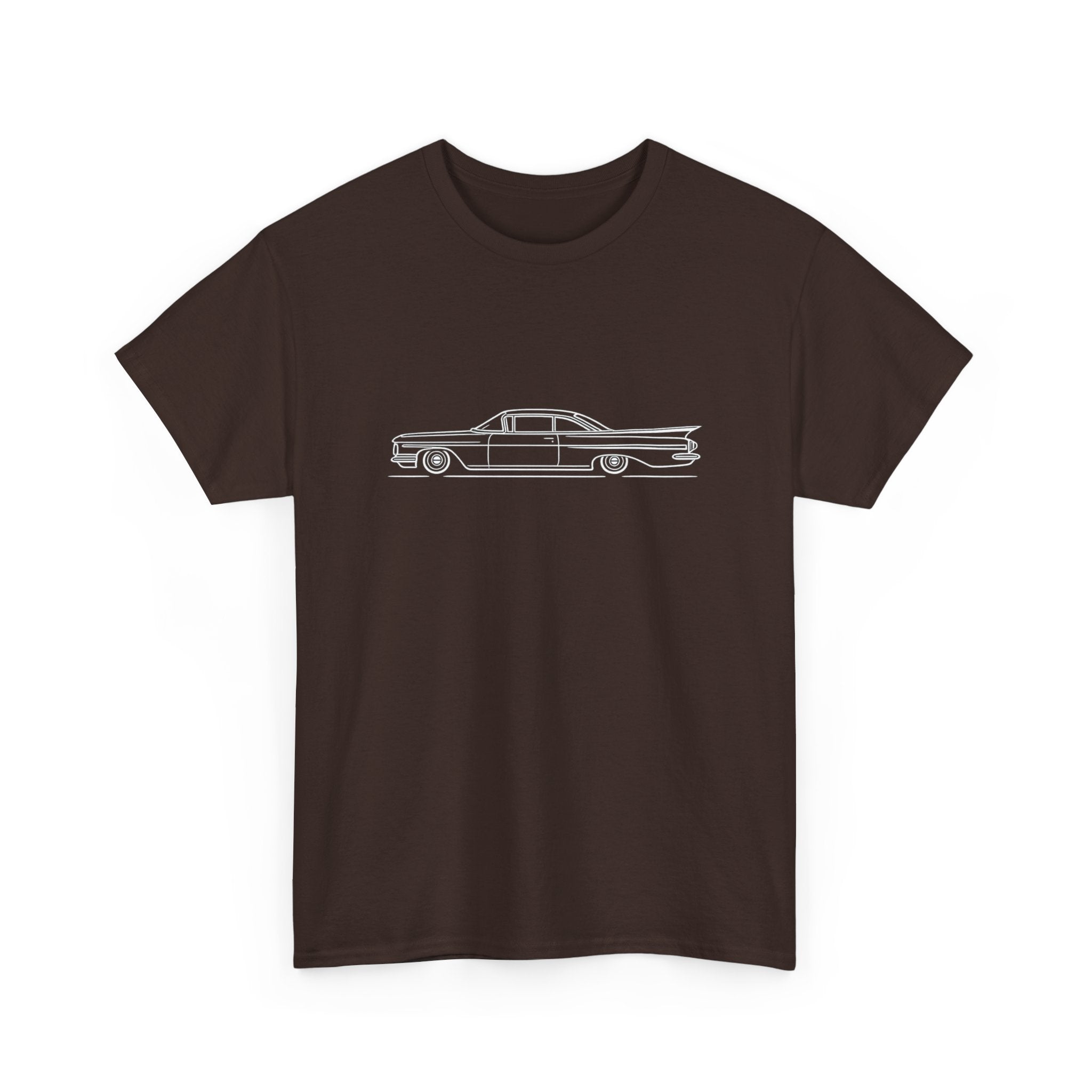 Classic Lowrider Car T‑Shirt — Minimal Vintage Automobile Tee